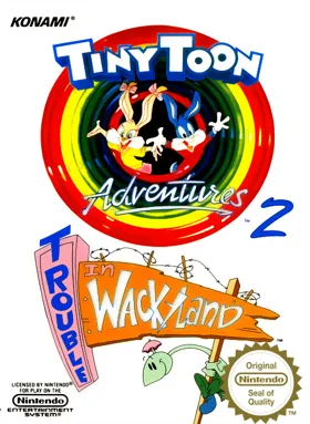 Tiny Toon Adventures 2 - Trouble in Wackyland (Europe) box cover front